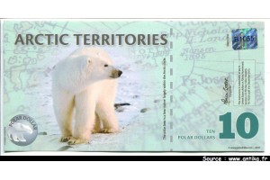 42021 - 10 Polar Dollars Ours Polaires & F.W.J.Nansen  *    *   * PROMO