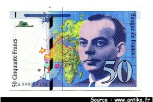 47663 - 50 FRANCS SAINT-EXUPERY - Type 1992