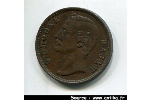 52455 - 1 CENT Bronze RAKAH C.BROOKE