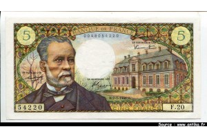 54200 - 5 FRANCS PASTEUR - Type 1966