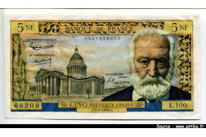 59969 - 5 NF VICTOR HUGO - Type 1959