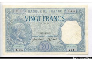 61983 - 20 FRANCS BAYARD - Type1916