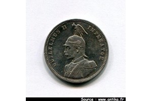 62275 - 1 ROUPIE GUILLAUME II Berlin  AFRIQUE Orientale   RARE