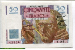 70817 - 50 FRANCS LE VERRIER - Type 1946