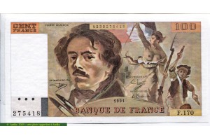 71037 - 100 FRANCS DELACROIX - Type 1978 