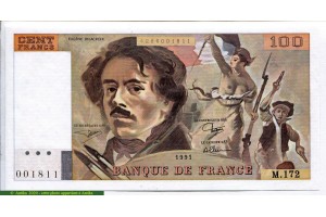 71040 - 100 FRANCS DELACROIX - Type 1978 