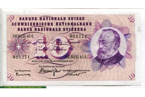 71154 - 10 Francs Gottfried Keller   *    *    *