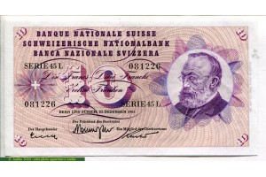 71155 - 10 Francs Gottfried Keller   *    *    *