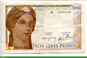 74011 - 300 FRANCS - Type 1938