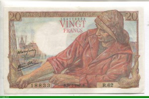 76003 - 20 FRANCS PECHEUR - Type 1942