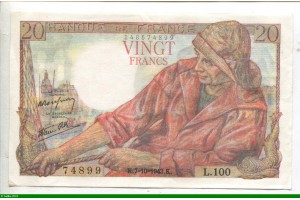 76005 - 20 FRANCS PECHEUR - Type 1942