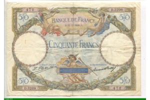 76010 - 50  FRANCS LOM - Type 1927