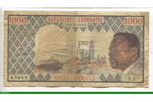 76716 - 1000 Francs Omar Bongo