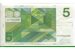 77035 - 5 Gulden poète néerlandais Joost van den Vondel