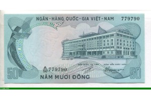 77233 - 50 Dong Turquoise Banque