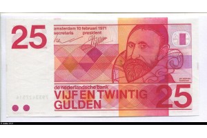 79782 - 25 Gulden Jan Pietersz Sweelinck  (10 Chiffres au Revers)