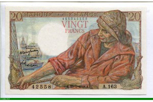 80048 - 20 FRANCS PECHEUR - Type 1942