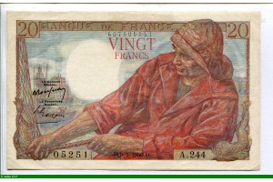 80050 - 20 FRANCS PECHEUR - Type 1942