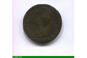 81107 - 2 SOLS FRANCOIS, An 3 à 5  LOUIS XVI
