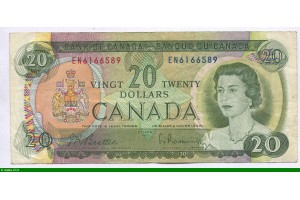 81497 - 20 Dollars Elizabeth II & Armoiries