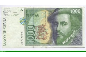 81536 - 1000 Pesetas Henan Cortés    *     *