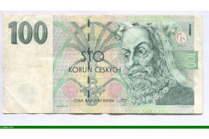 81995 - 100 Korun Roi Karel IV     *        *