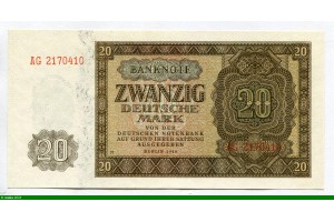 82966 - 20 Deutsche Mark Marron (7 chiffres)