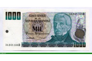 83000 - 1000 Pesos Argentinos Général San Martin
