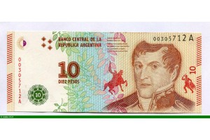 83008 - 10 Pesos Général Belgrano    *     *