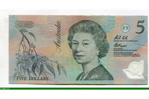 83014 - 5 Dollars Elzabeth II Polymère