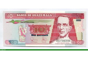 83352 - 10 Quetzales M.G Granados