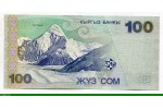 83537 - 100 Som Poète Toqtogul Saltigan Uulu  & Sommet du Khan Ténéri