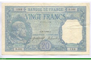 84397 - 20 FRANCS BAYARD - Type1916
