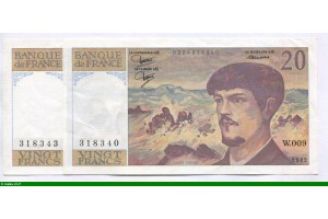 84413 - 20 FRANCS DEBUSSY - Type 1980
