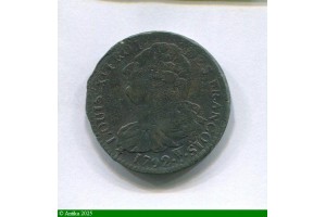 84651 - 2 SOLS FRANCOIS, An 3 à 5  LOUIS XVI