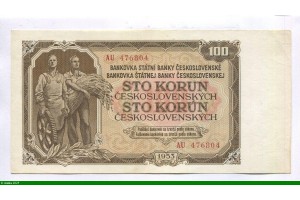 85698 - 100 Korun Couple de Fermiers