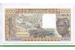 86379 - 1000 FRANCS Jeune Femme & exploitation minière