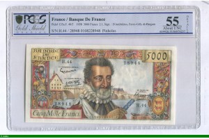 86384 - 5000 FRANCS HENRI IV - Type 1957