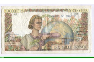86392 - 10 000 FRANCS GENIE Français- Type 1945