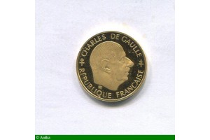 86443 - 1 FRANC OR MONNAIE DE PARIS  CHARLES DE GAULLE