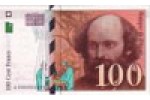 100 FRANCS CEZANNE -Type 1997 100 FRANCS CEZANNE -Type 1997
