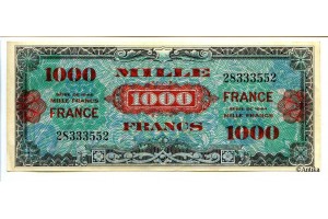 19976 - 1000 FRANCS Verso 