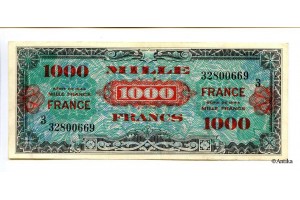 28817 - 1000 FRANCS Verso 