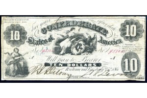 30421 - 10 Dollars RICHMOND Virginie  RARETE Femme assise   PROMO