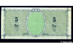 35905 - BON 5 FRS Bleu s/papier Vert Croix de Lorraine