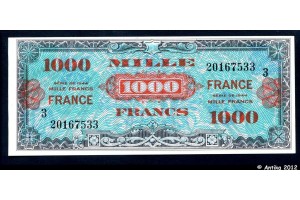 36699 - 1000 FRANCS Verso 