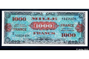 36700 - 1000 FRANCS Verso 