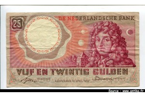 44097 - 25 Gulden Christian Huygens   *   *