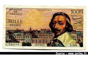 47562 - 1000 FRANCS RICHELIEU - Type 1953
