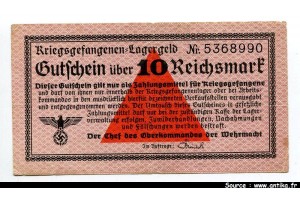 48502 - 10 Reishsmark Rose    PROMO   *     *    *